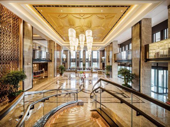 Grand New Century Hotel Haining Zhejiang מראה חיצוני תמונה